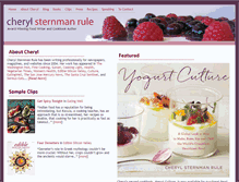Tablet Screenshot of cherylsternmanrule.com